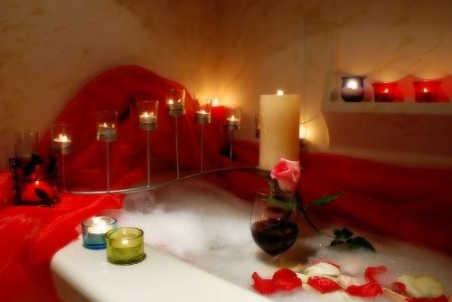 Romantic Bathroom Lighting ♥♥♥