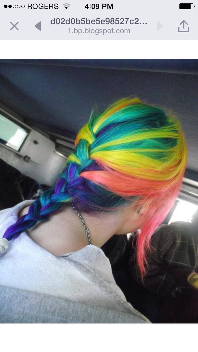 Rainbow Hair Colors 