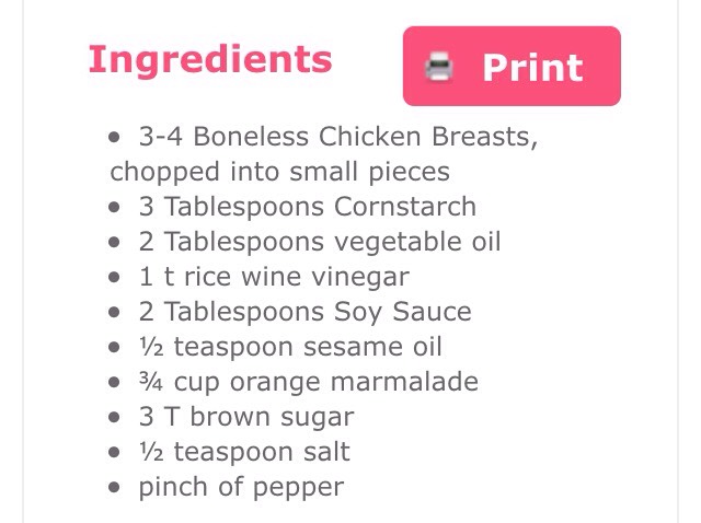 😍Slow Cooker Orange Chicken😍