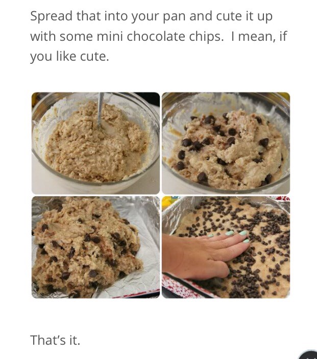 No Bake Cookie Bars!