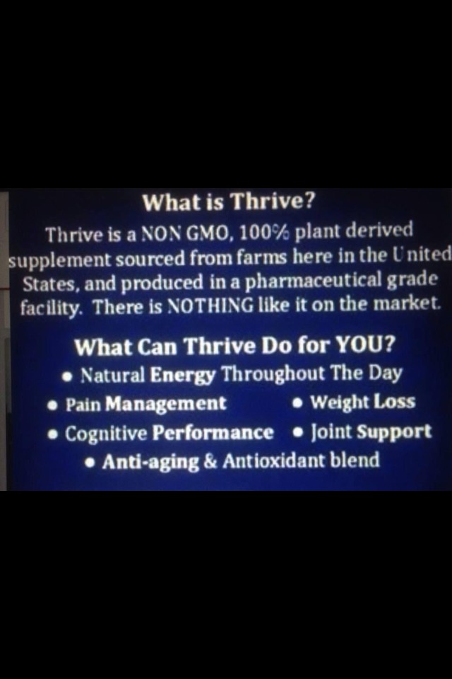 THRIVE You Only Live Once!