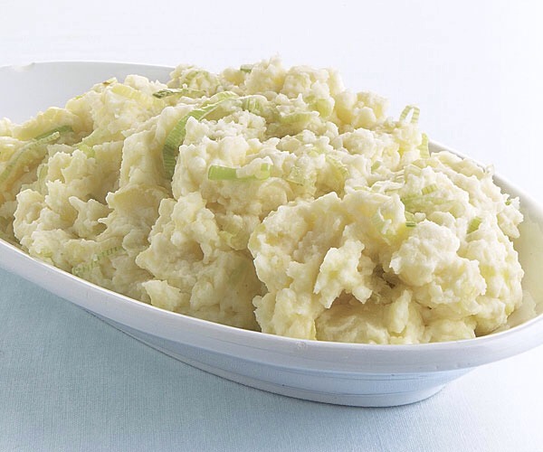 Sour Cream and Leek Mashed Potatoes

