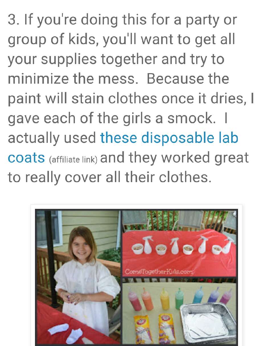 Tye Dye With Acrylic Paint!!