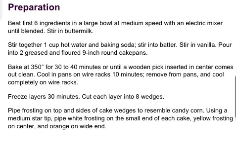 Marvelous Candy Corn Chocolate Cake