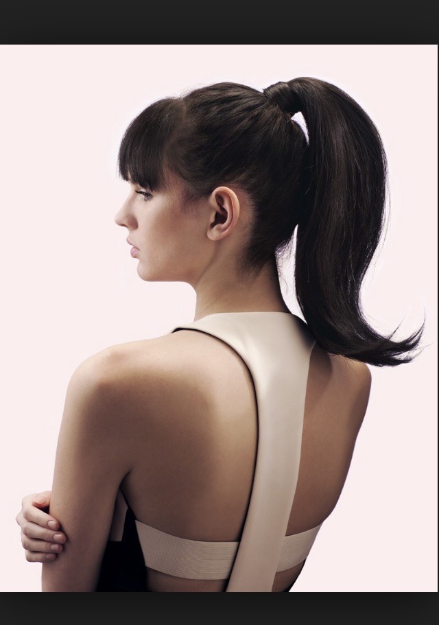 Never wear a ponytail on picture day people can't see your hair back there!!