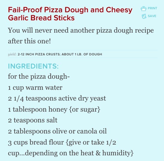 Fail-proof Pizza Dough & Cheesy Garlic Bread