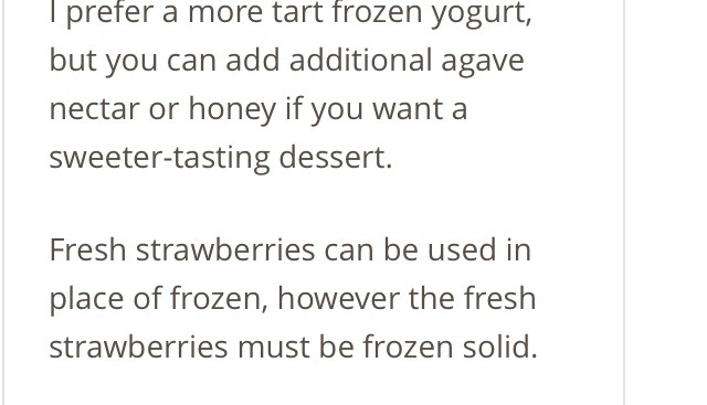 🍓5 Min Healthy Strawberry Frozen Yogurt🍓