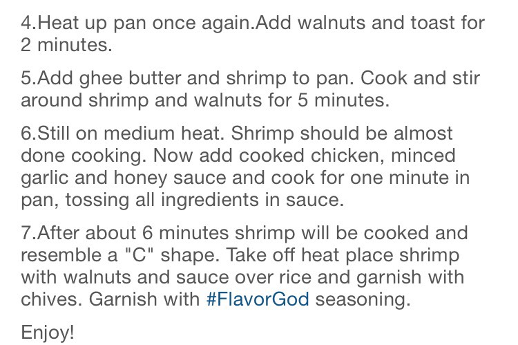 Crispy Honey Walnut Chicken And Shrimp.