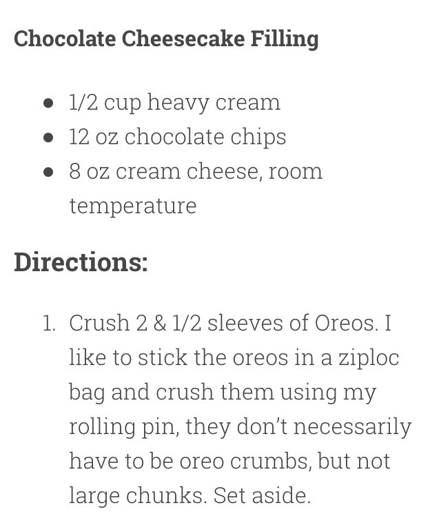 "Delicious Over The Top Chocolate Cheesecake Oreo Parfaits"