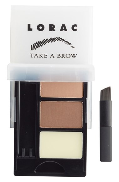 First I filled in my eyebrows using the lorac take a brow kit. This kit is inexpensive and comes with a small and convenient angle brush.  