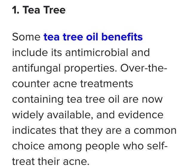 Top 4 Essential Oils for Acne🍯