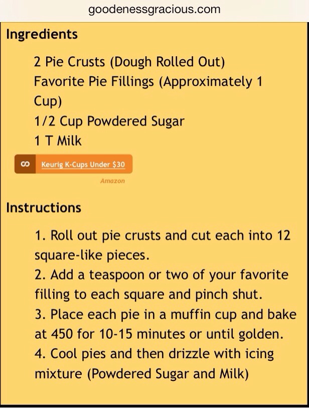 Mini Pie Bites, Make A Double Patch Because These Babies Go Fast!