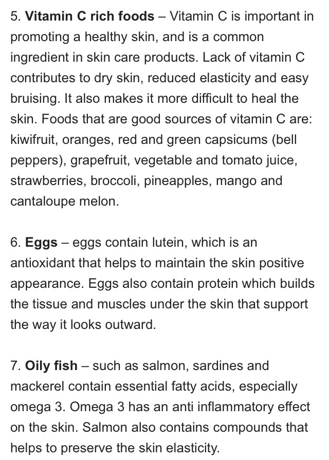 Top 10 Super Foods To Get The Best Skin Ever!