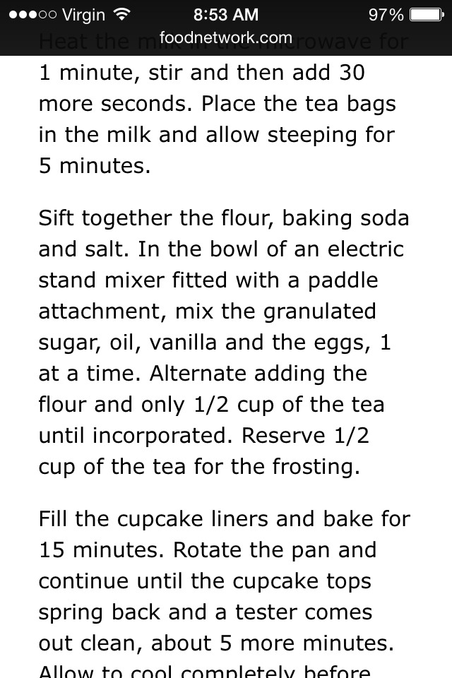 Sweet Tea Cupcakes!! 