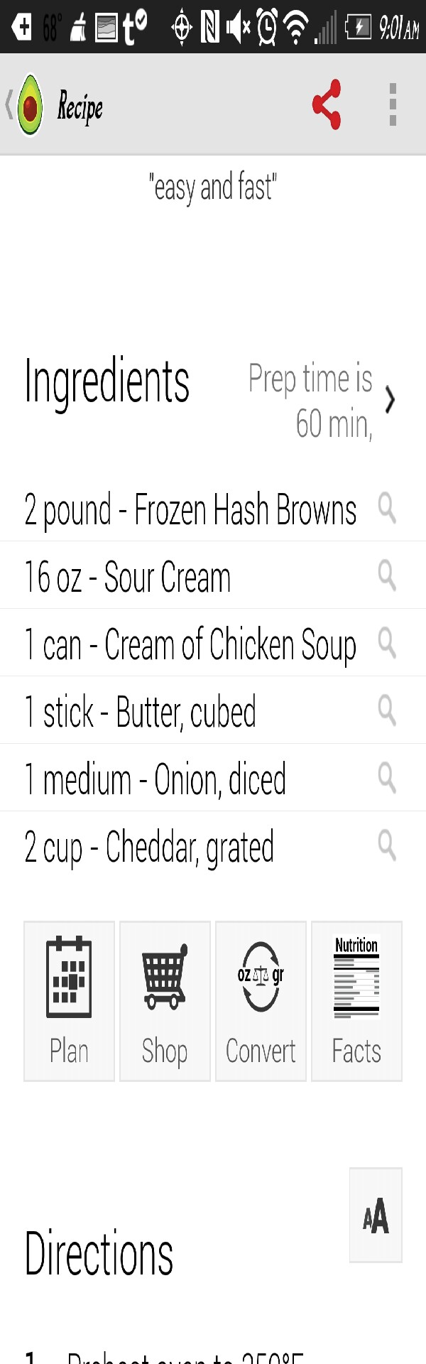 Cracker Barrel Hash Brown Casserole 