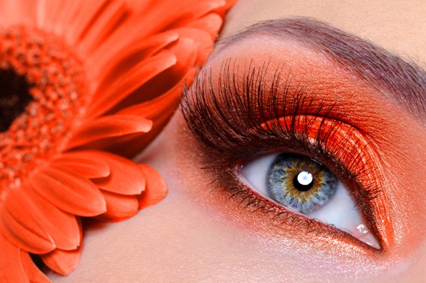 Red/Orange Eyeshadow Makeup🏮