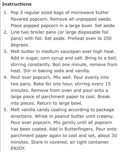 Peanut Butter Caramel Corn