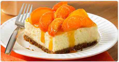 Peach Cream Cheese Cake 