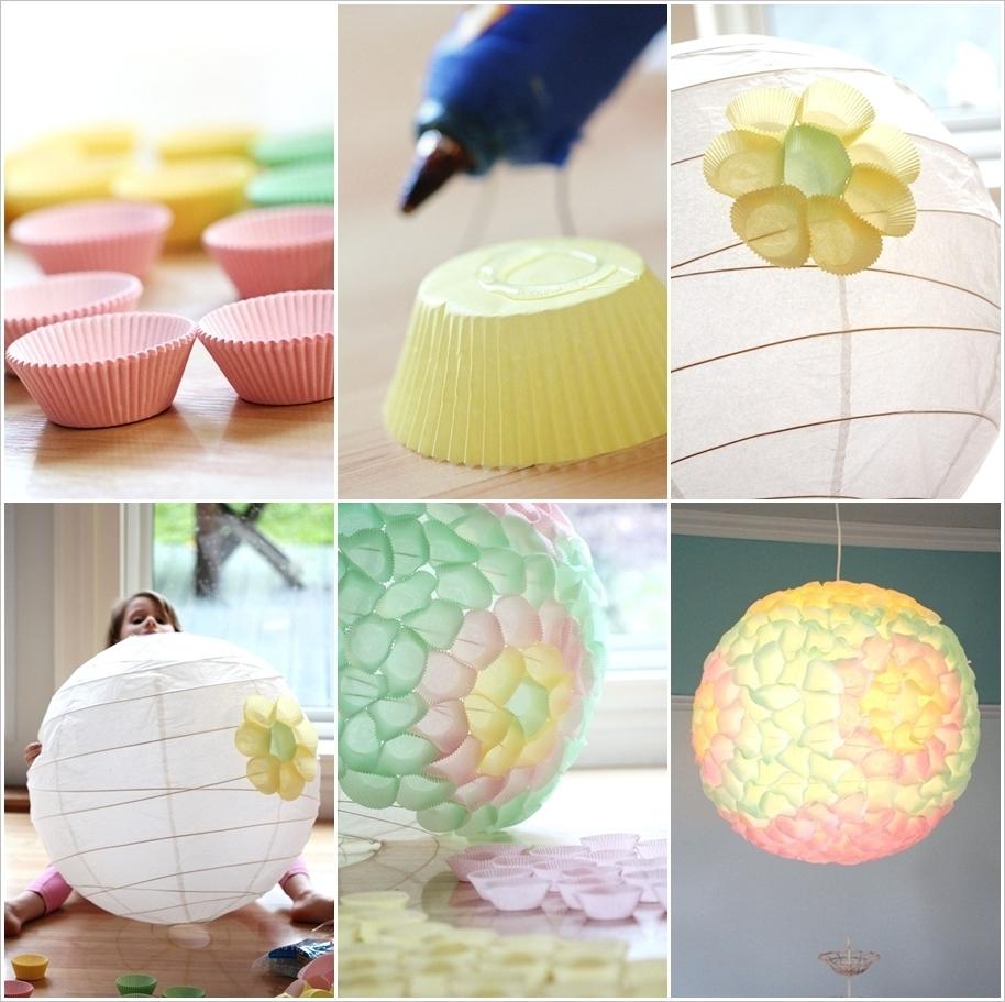 Amazing Cupcake Liners Lantern DIY