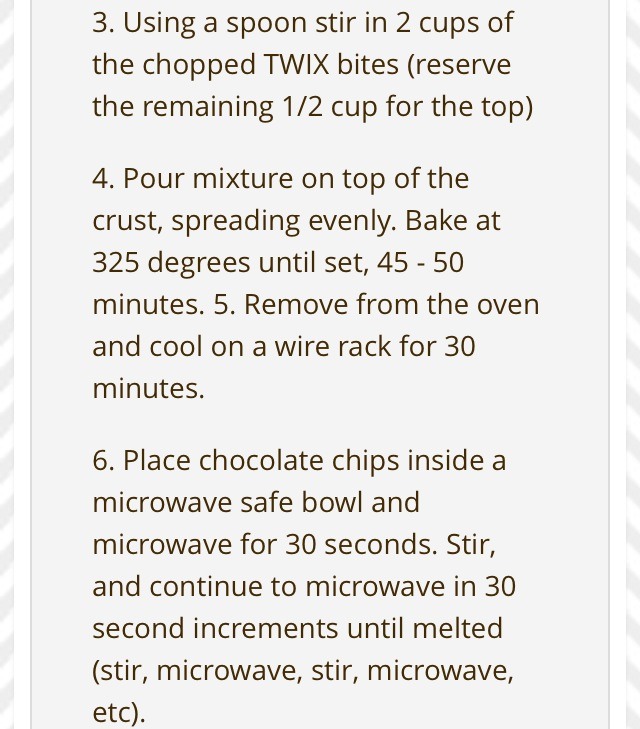 Twix Cheesecake Bars- MY FAVE!!