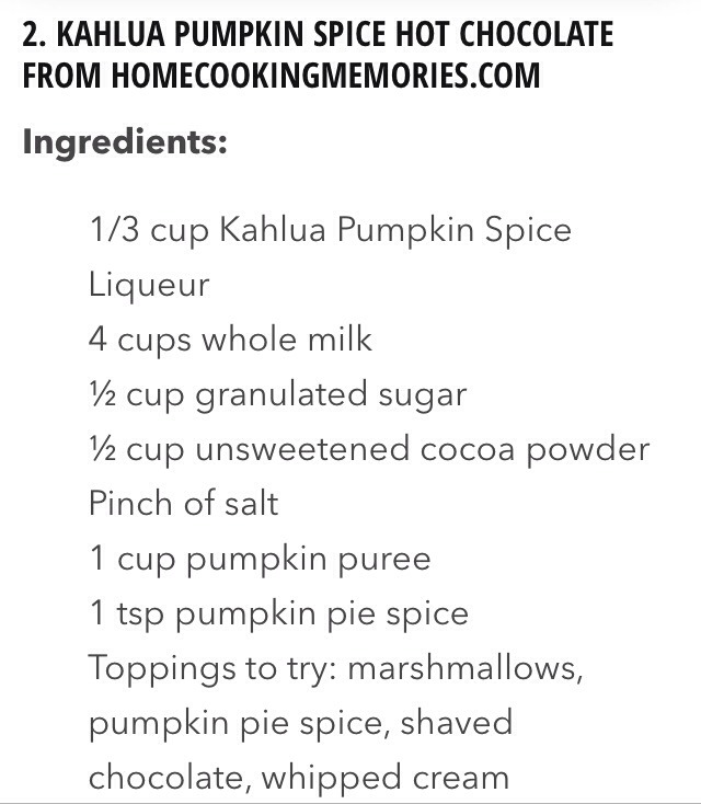 π Adult Hot Chocolate Recipes!