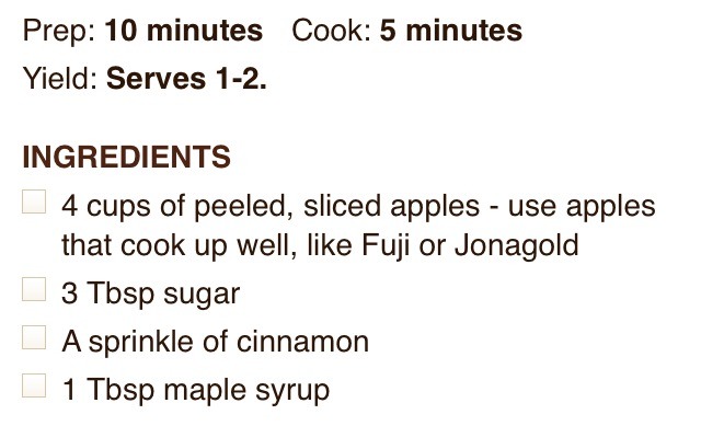 Easy and Healthy Baked Apples!
