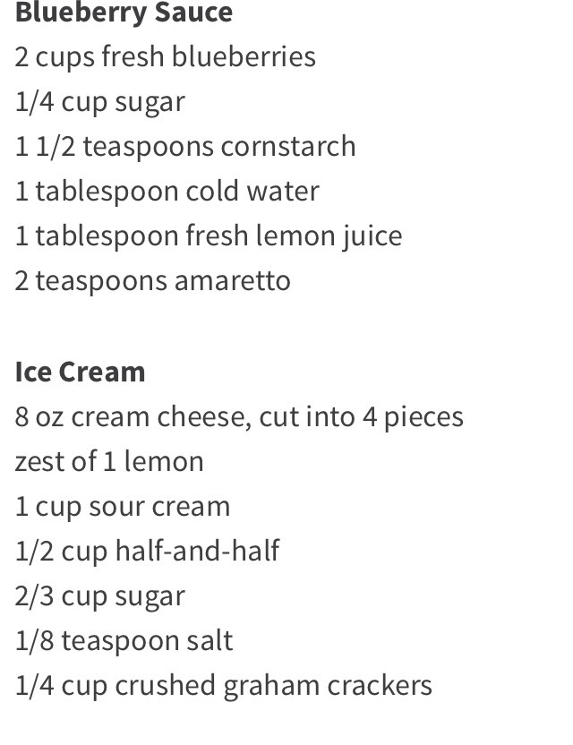 Creamy Blueberry Cheesecake Ice Cream 