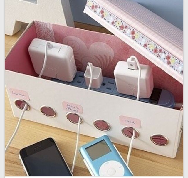 A better way to organize all those cables lying round in the house. 
