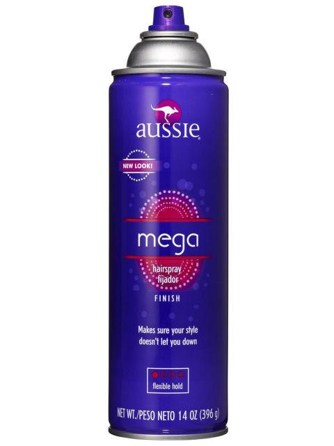 Aussie Mega Hairspray, $3
"Gives a great hold to my styled hair or curls, stays long and provides immense volume!"
