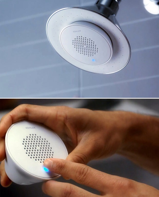 #17	 A dual showerhead/wireless speaker.
So you can belt to your Frozen-loving heart’s content.