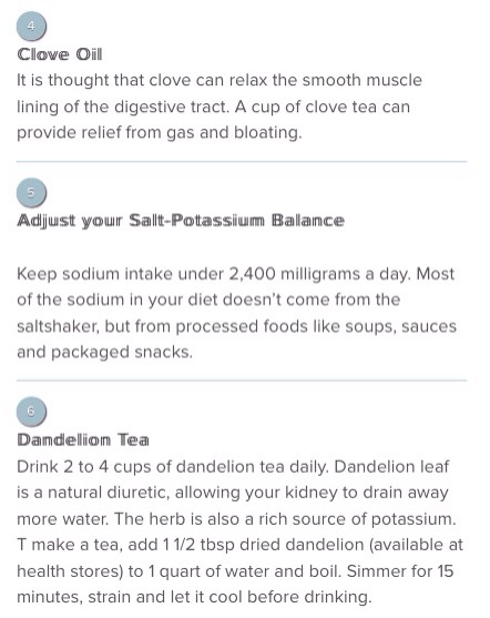 Effective Home Remedies for Water Retention or Bloating!!!