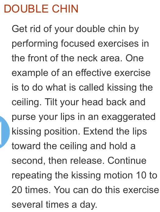 Double Chin Workout