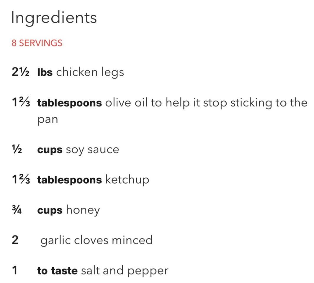Carmelized Baked Chicken!!!!