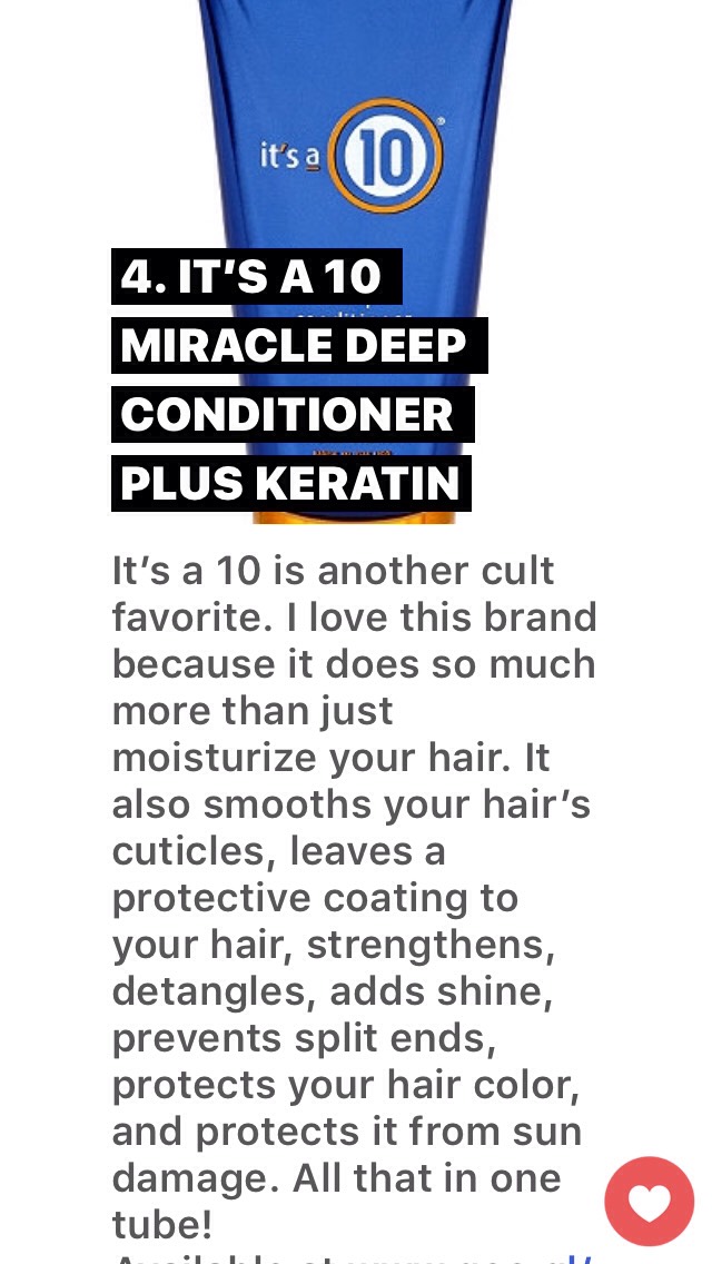 TOP HAIR MOISTURIZERS! 