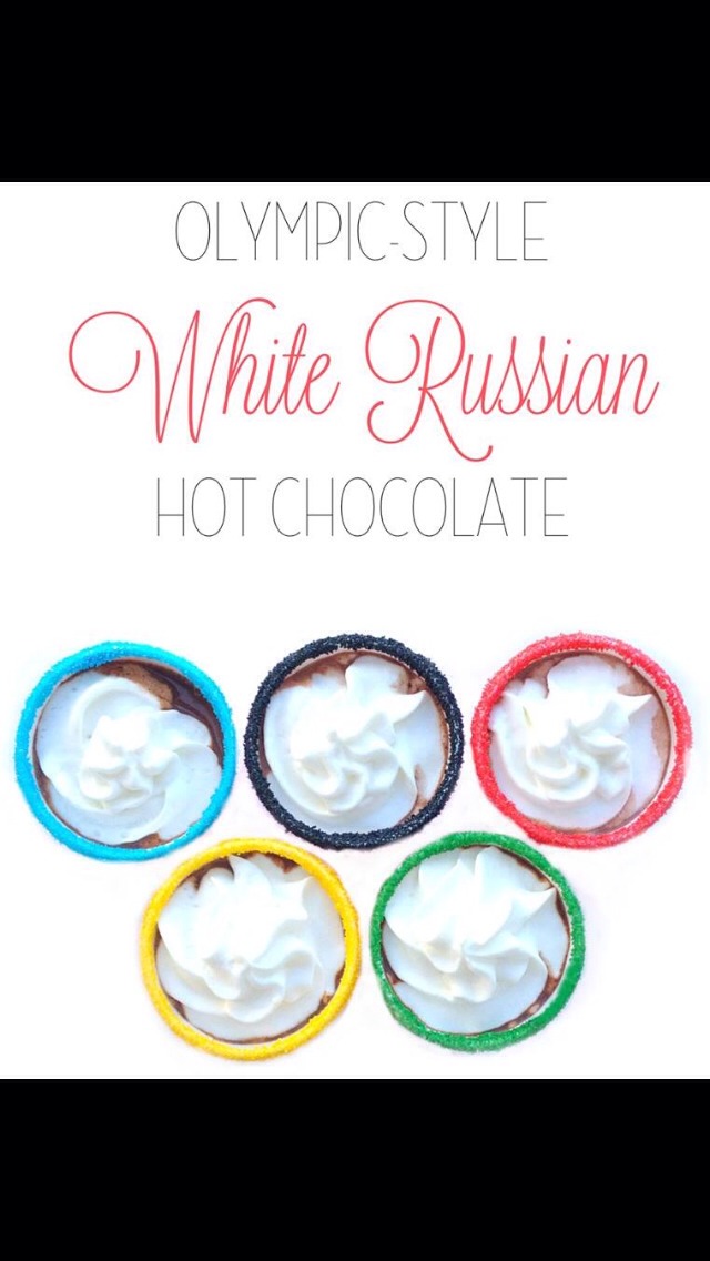 Toast the Olympics With White Russian Hot Chocolate ☕️ OK 2 Like 👍