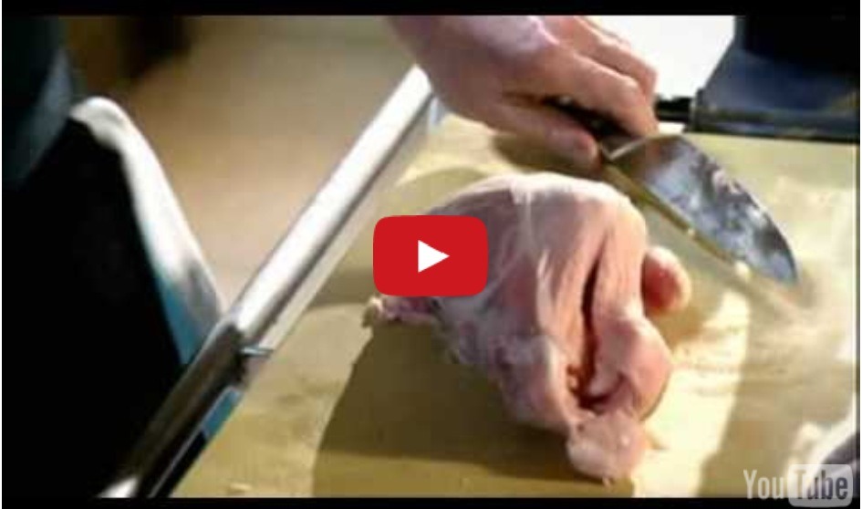 11. Learn how to carve a turkey by practicing on cheap rotisserie chickens beforehand. 
See video here: http://www.buzzfeed.com/readcommentbackwards/24-creative-thanksgiving-hacks-that-will-improve-y-dmjk
