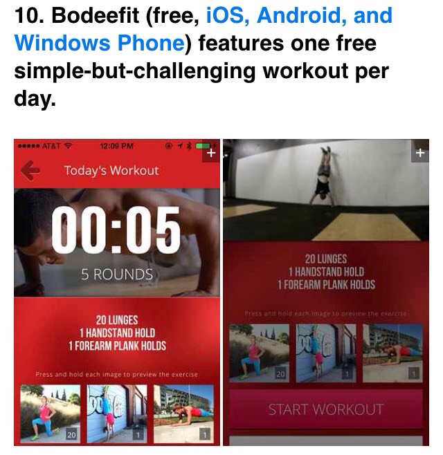 13 Free Apps That Are Better Than A Gym Membership!!