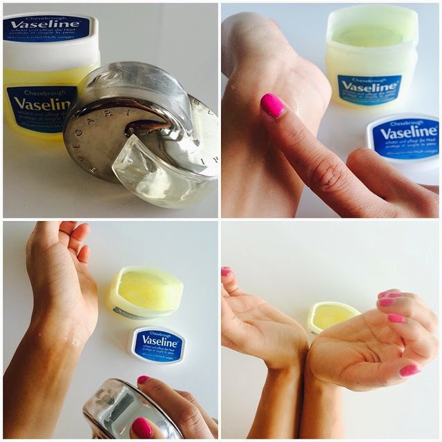 use Vaseline as a base to ur perfume 