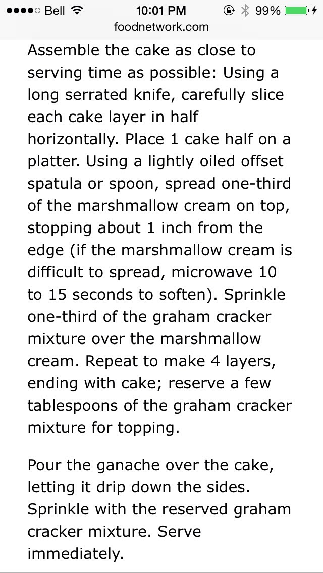 Easy S'more Cake Recipe