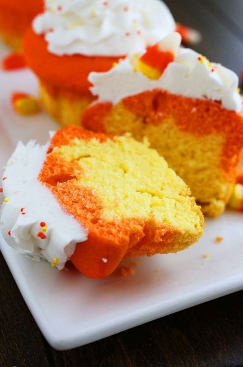 Candy Corn Cupcakes!!!
