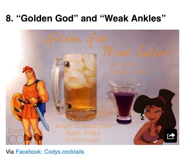 Disney Inspired Cocktails