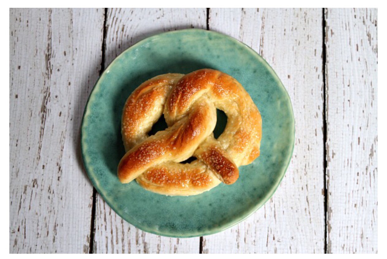 Easy Homemade Soft Pretzels.  