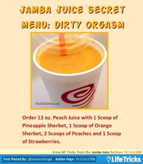 💟✨Jamba Juice Secret Menu & How To Order/ Make Them✨💟
