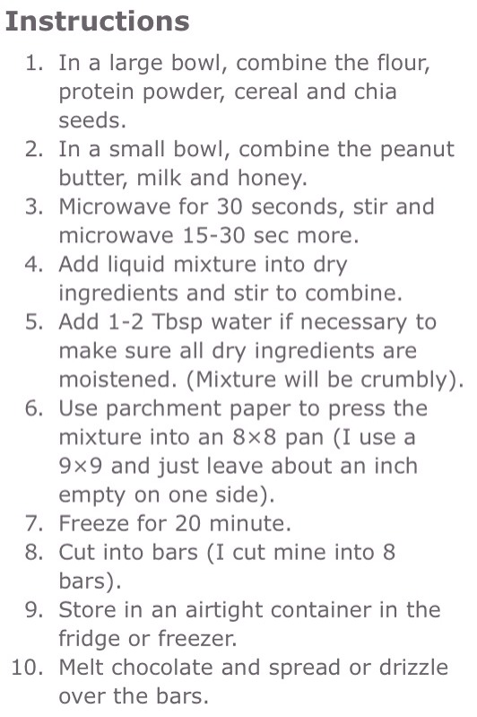 No-Bake Protein Bars
