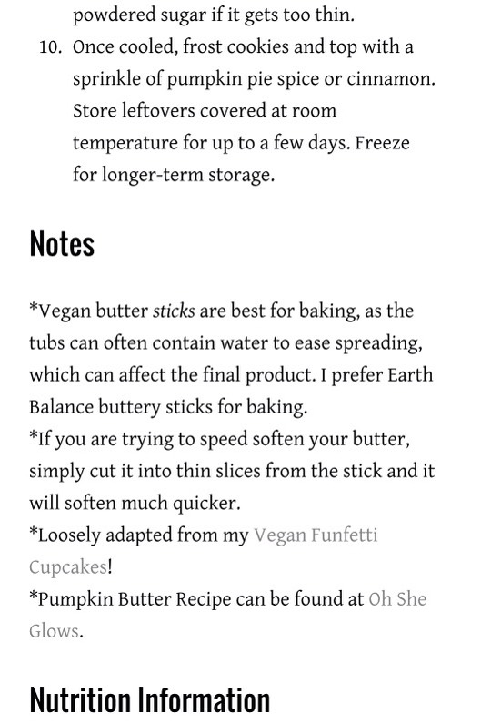 Vegan Pumpkin Sugar Cookies