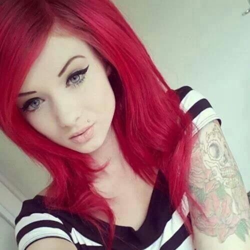 If you have pale skin red looks amazing! 