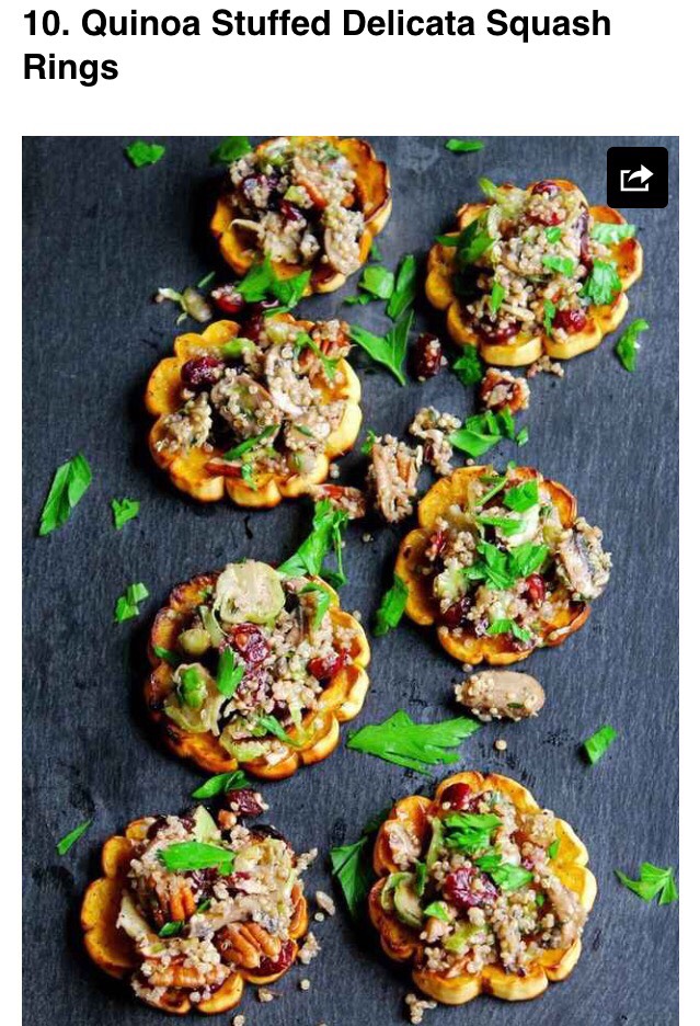 http://www.rhubarbarians.com/quinoa-stuffed-delicata-squash-rings-with-mushrooms-cranberries-and-pecans/
