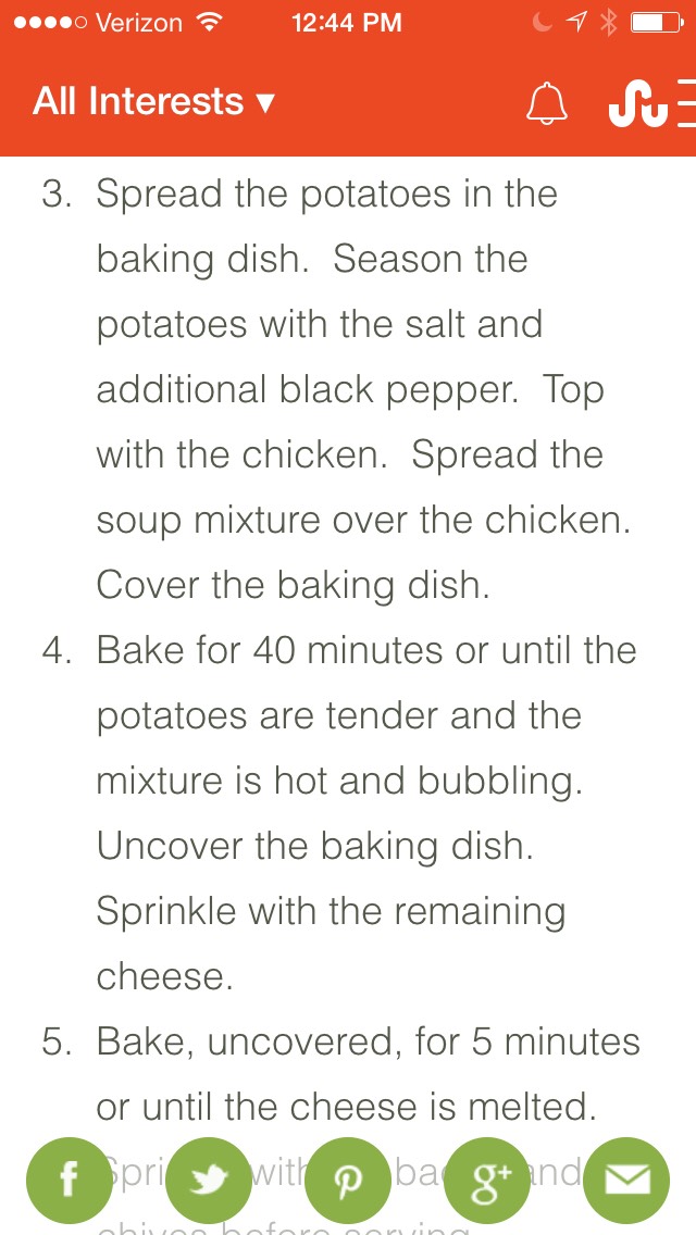 Cheese Chicken And Potatoes Casserole