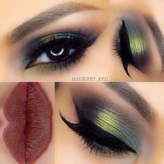 Beautiful Green Eye Shadow Look😍❤️✅