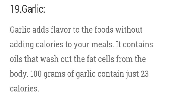 25 Zero Calorie Foods!